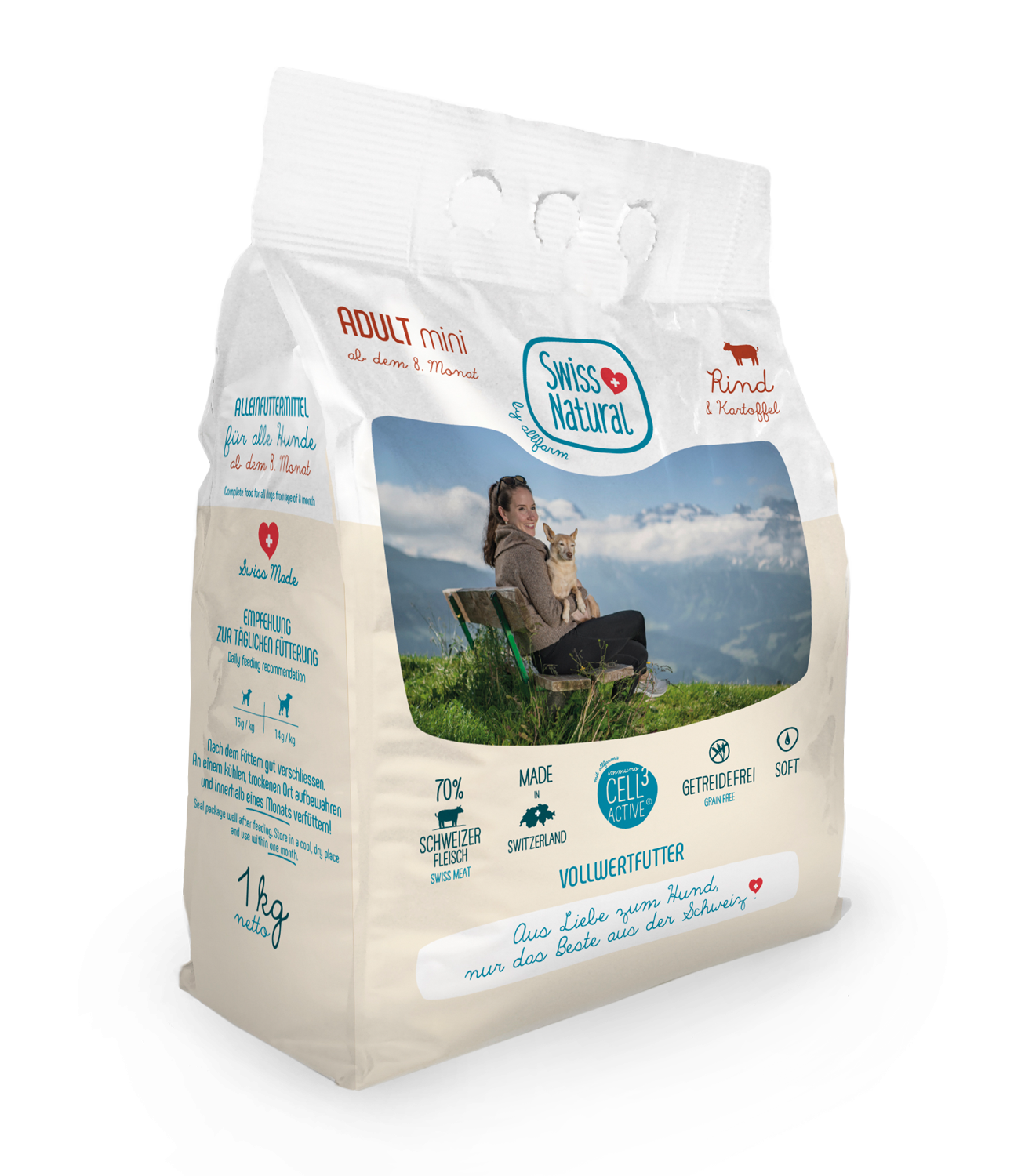 Swiss Natural Soft ADULT Rind & Kartoffel mini
