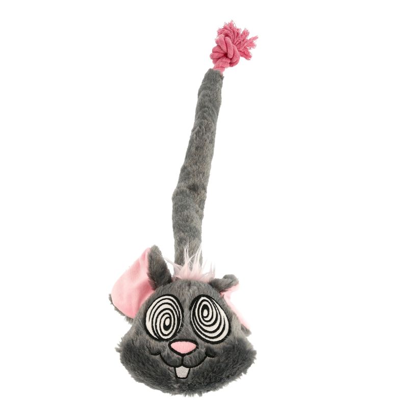 Dogman Toy SpirreMouse lang Grau