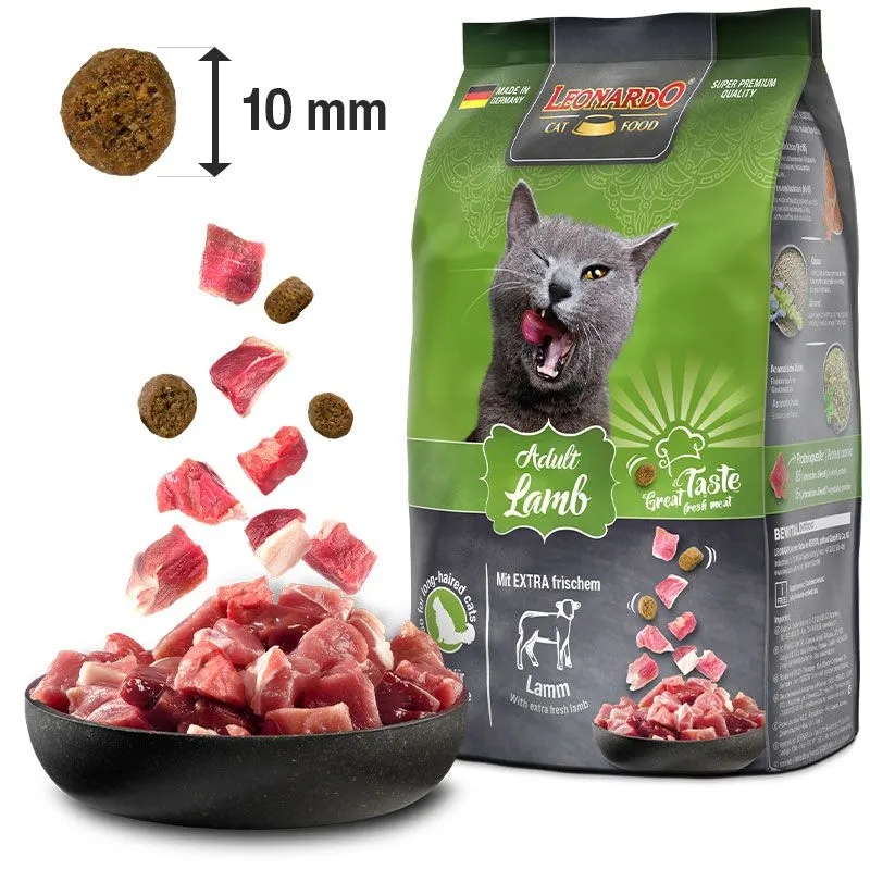 LEONARDO Adult Lamb – Katzentrockenfutter mit Lamm