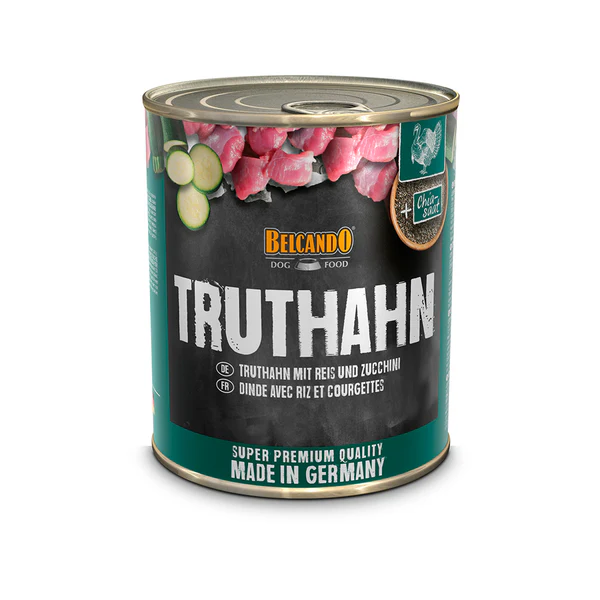 Belcando Pute mit Reis und Zucchini