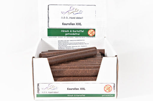 Getreidefreie Kaurollen mit Hirsch und Kartoffel XXL