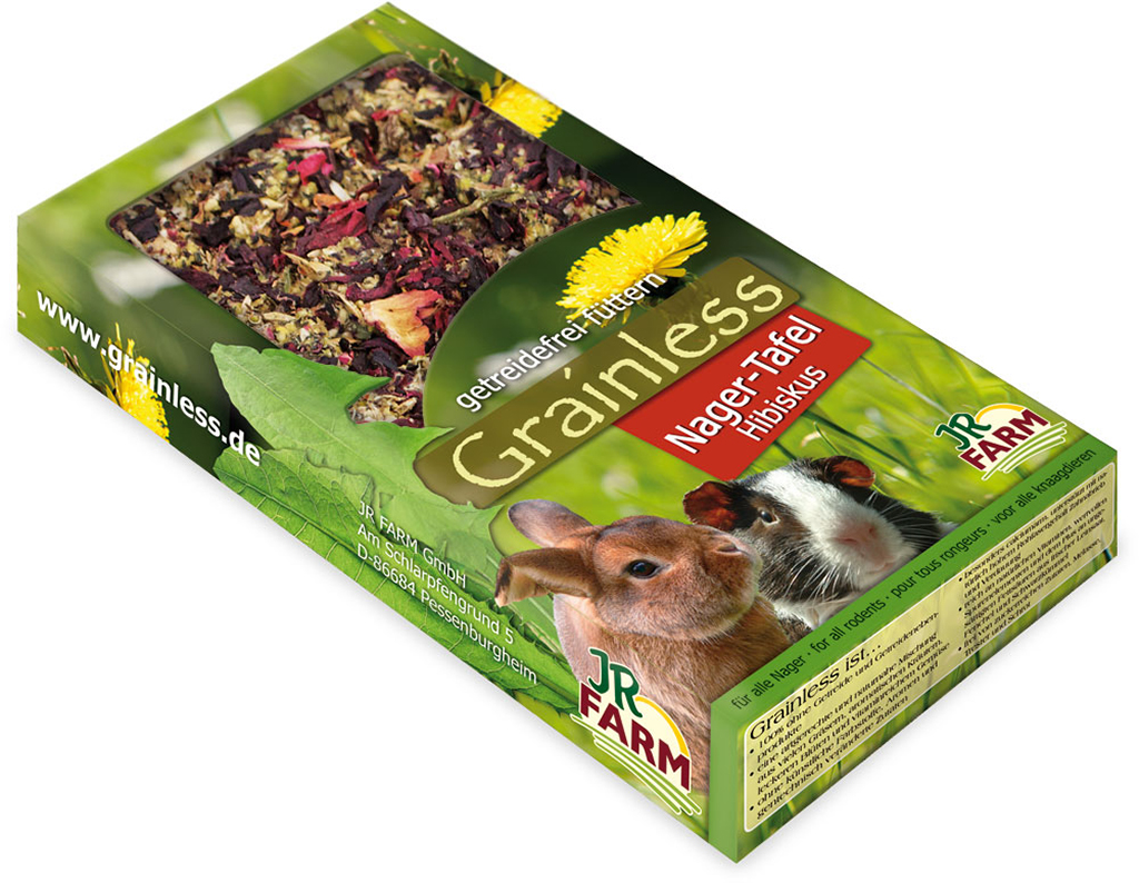 JR Farm Grainless Nager-Tafel Hibiskus