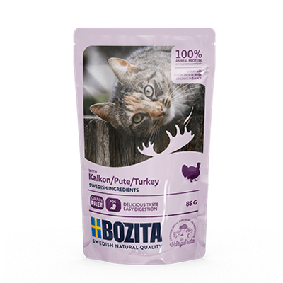 BOZITA HÄPPCHEN IN SOSSE MIT PUTE 12 x 85g