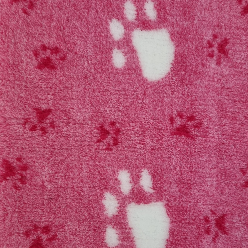 VET BED - GROSSE PFOTEN ROSA-ANTI-RUTSCH HUNDEMATTE 150x100cm