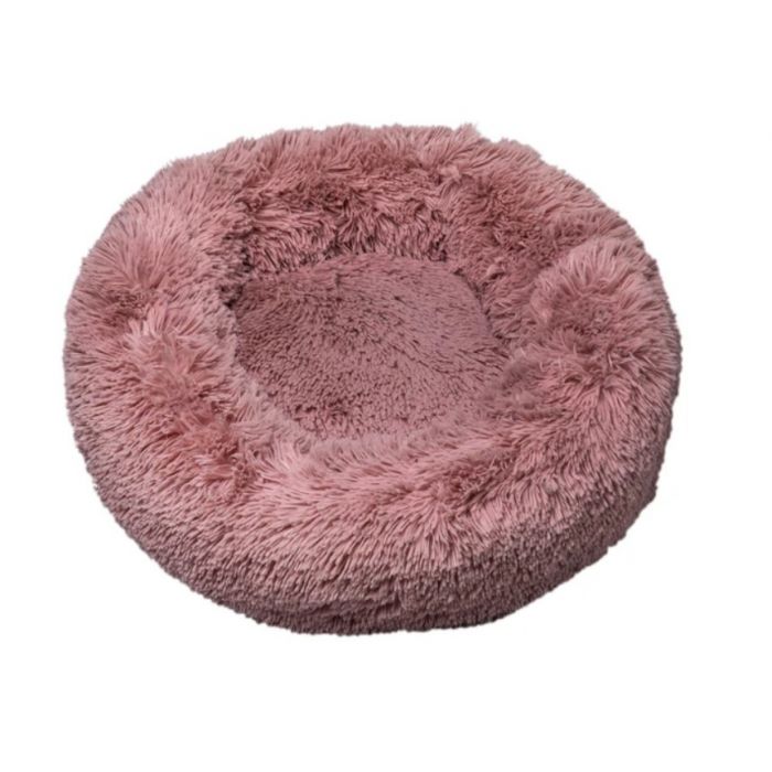 TOPMAST FLUFFY DONUT TIERKORB – Rosa