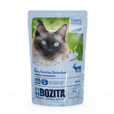 BOZITA HÄPPCHEN IN SOSSE MIT RENTIER 12 x 85g