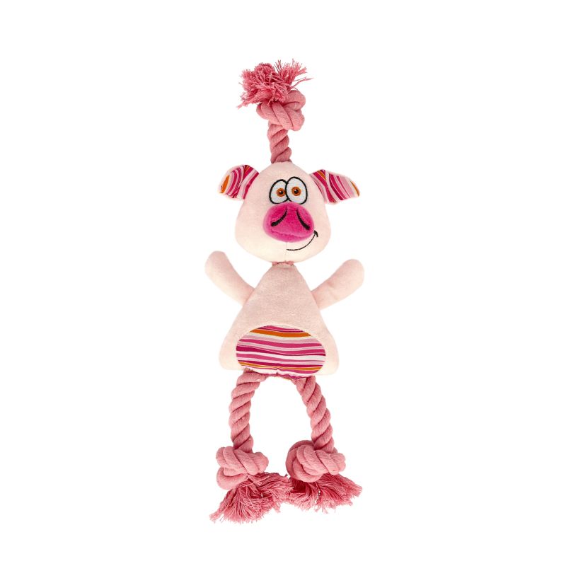 Dogman Toy PiggeRep Pink L 40cm