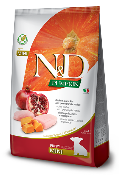 N&D Pumpkin Puppy Mini – Huhn, Kürbis & Granatapfel