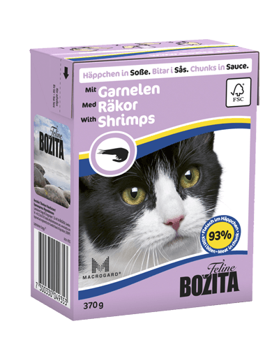 HÄPPCHEN IN SOSSE MIT GARNELEN 370g