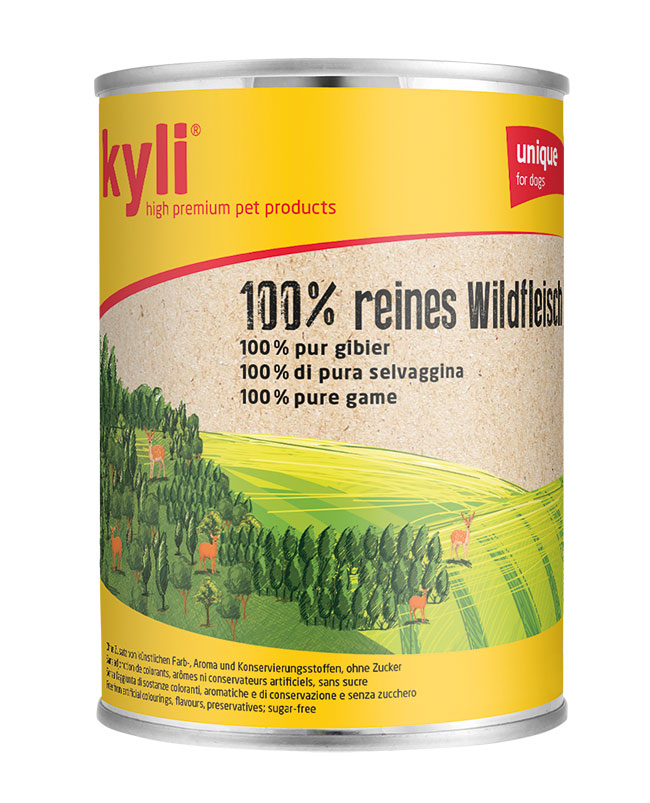 100 % reines Wildfleisch