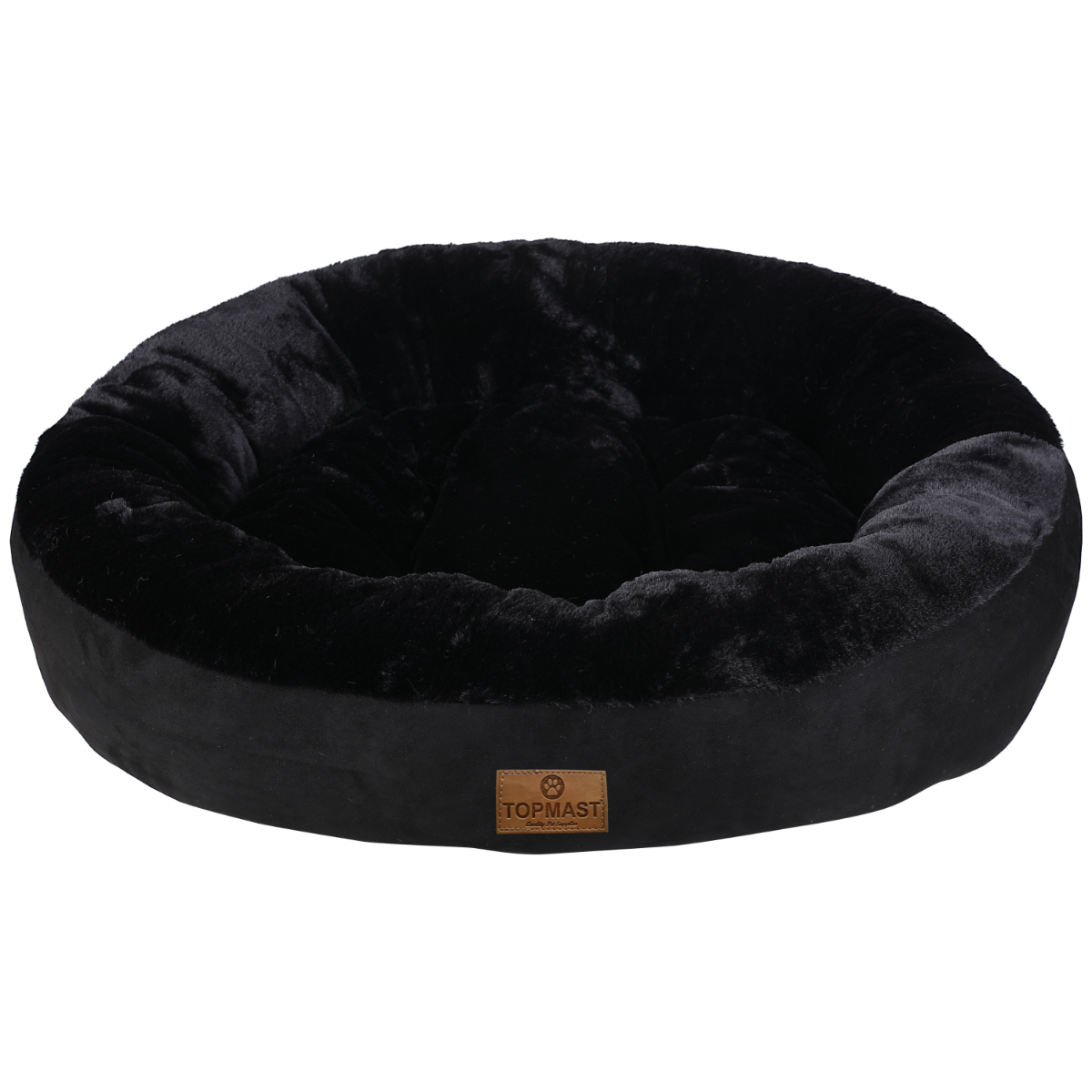 TOPMAST COMFORT DONUT - SUPERSOFT HUNDEKORB - SCHWARZ