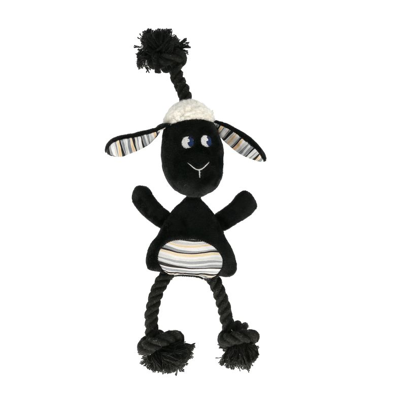 Dogman Toy LambeRep Black L 40cm